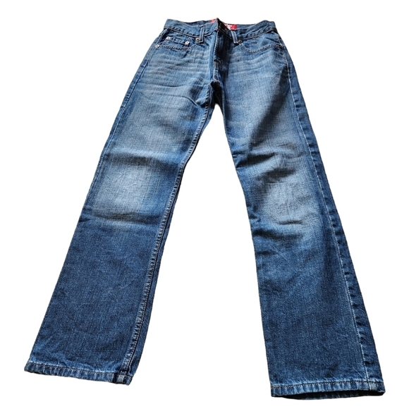 Levi's  514 slim straight blue denim Jean pants 26x26.5 - Picture 1 of 8